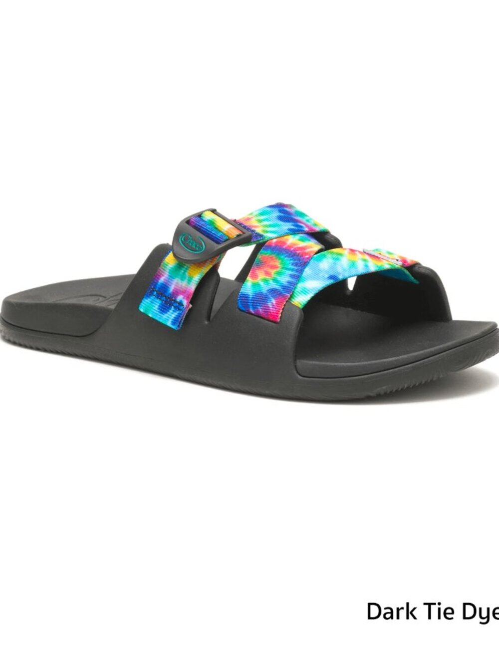 Chaco Women's Multicolor Chillos Tie-Dye Adjustable Slide Sandal Size 8